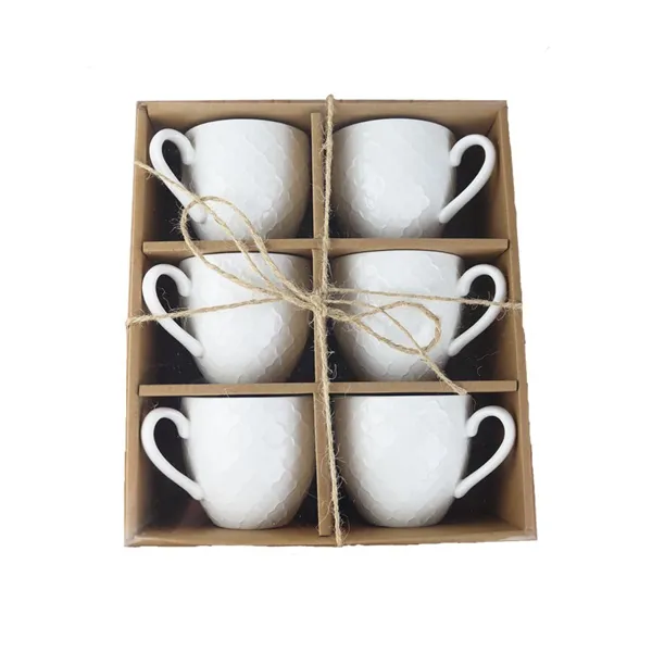 Cup porcelain WHITELINE 0,25 l, 6 pcs O0282