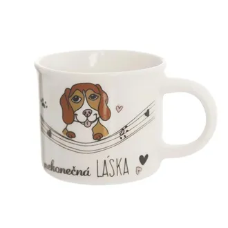 Mug ceramic ENDLESS LOVE dog 0.1 l O0300