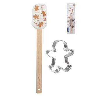 Kitchen spatula and biscuit cutter GINGERBREAD O0309