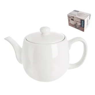 Porcelain teapot + stainless steel filter MONA 0.74 l