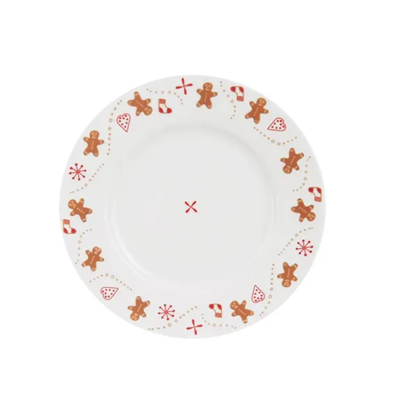 Porcelain dessert plate GINGERBREAD dia 20 cm  O0323
