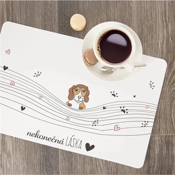 Place mat ENDLESS LOVE dog 43x28 cm  O0326