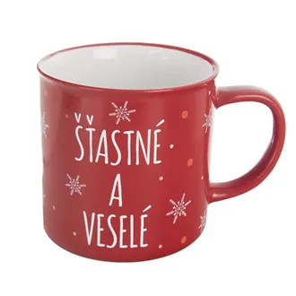 Ceramic mug FLOCKA Happy and cheerful O0349