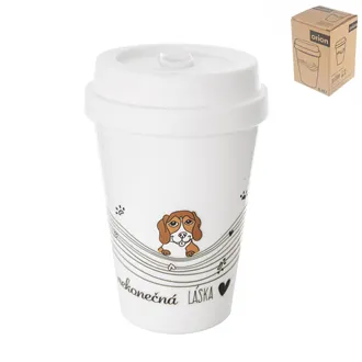 Mug thermo cup ENDLESS LOVE dog 0.35 l O0366