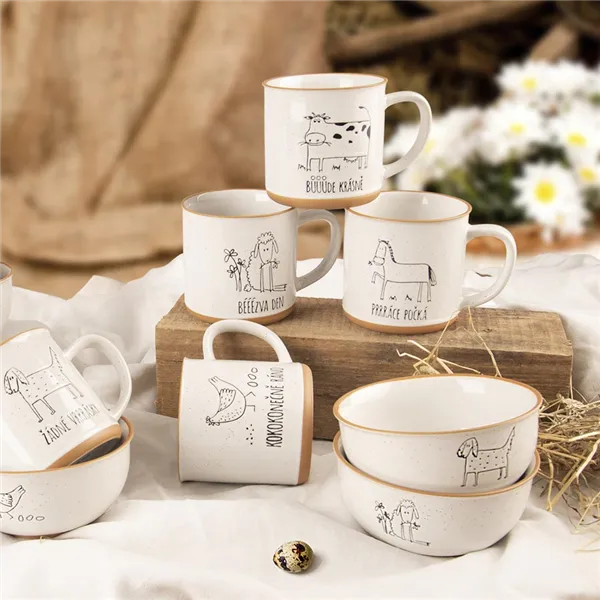 Ceramic mug FARM sheep