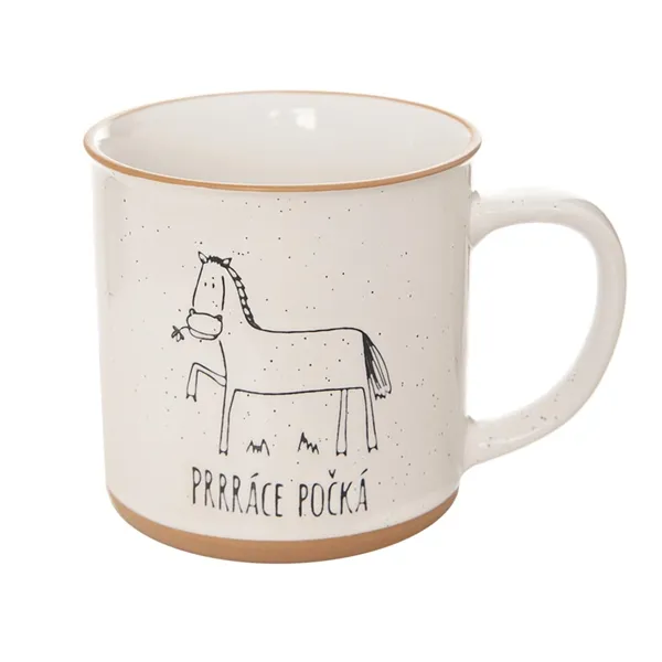 Ceramic mug FARM horse O0381