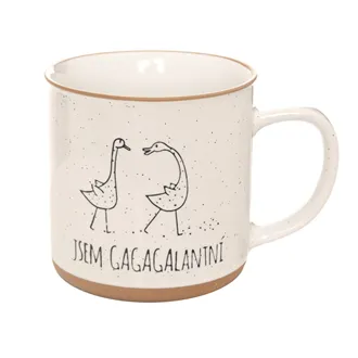 Ceramic mug goose O0383