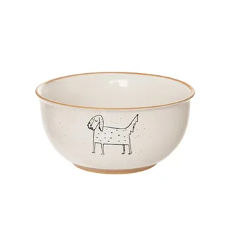 Ceramic dog bowl dia. 13.5 cm