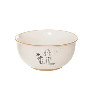 Ceramic sheep bowl dia. 13.5 cm