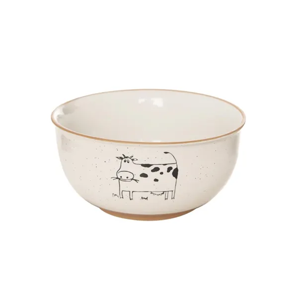 Bowl ceramic cow FARM dia. 13.5 cm