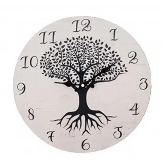 Wood wall clock Tree of Life pr. 34 cm