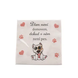 Napkin DOG HOME 20 pcs O0525