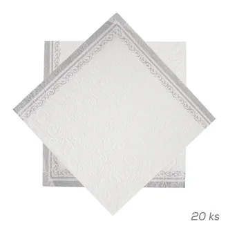 Paper napkin embossed 20 pcs 33x33 cm O0569