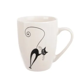 Porcelain mug cat 370 ml O0576