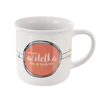 Porcelain mug NEJLEPŠÍ UČITELKA 0.34 l O0581