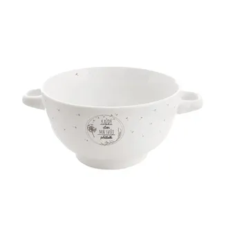 Ceramic soup bowl EVERY DAY round diameter 14 cm