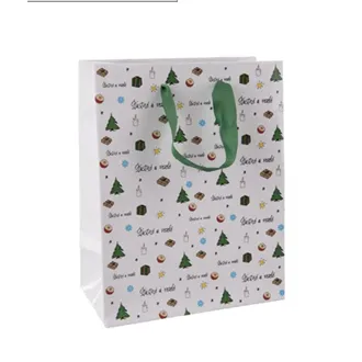 Paper gift bag Happy and cheerful 18x10x23 cm