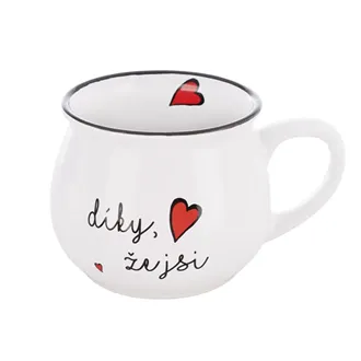 Ceramic mug Thank you for being O0637