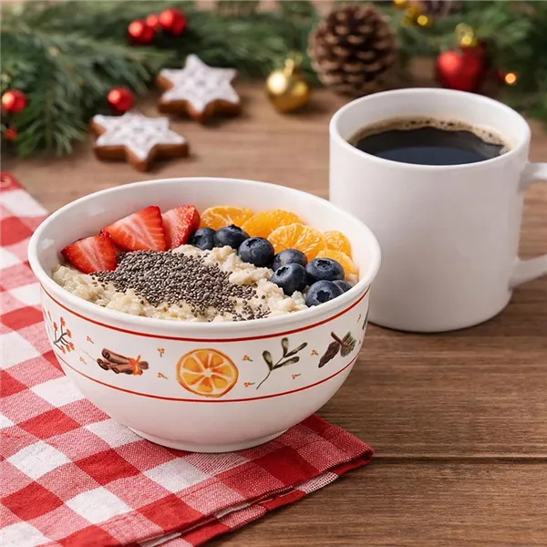 Ceramic bowl CHRISTMAS SCENT dia 13.5 cm O0646