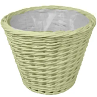 Flower pot, yellow dia 26 cm P0019-02
