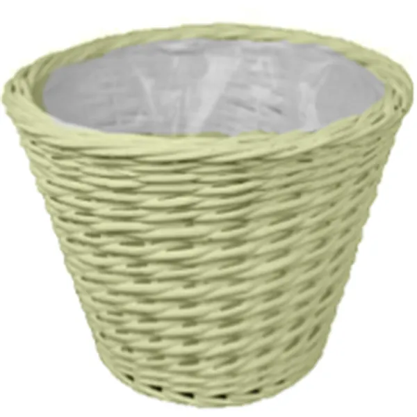 Flower pot, yellow dia 26 cm P0019-02