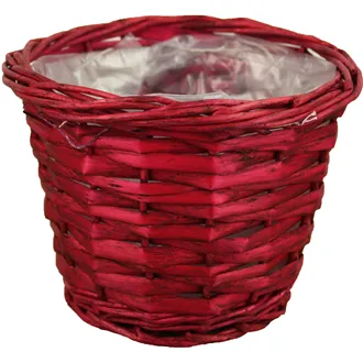Flowerpot red dia 16 cm P0022-08