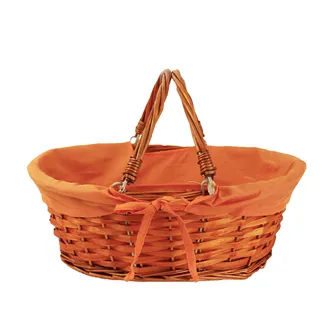 Bsket with two handles orange