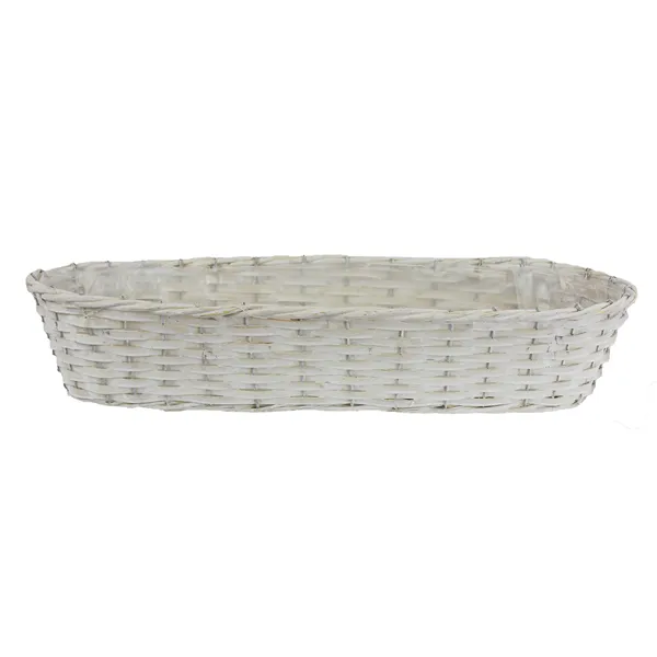 basket with plastic white 60cm P0357