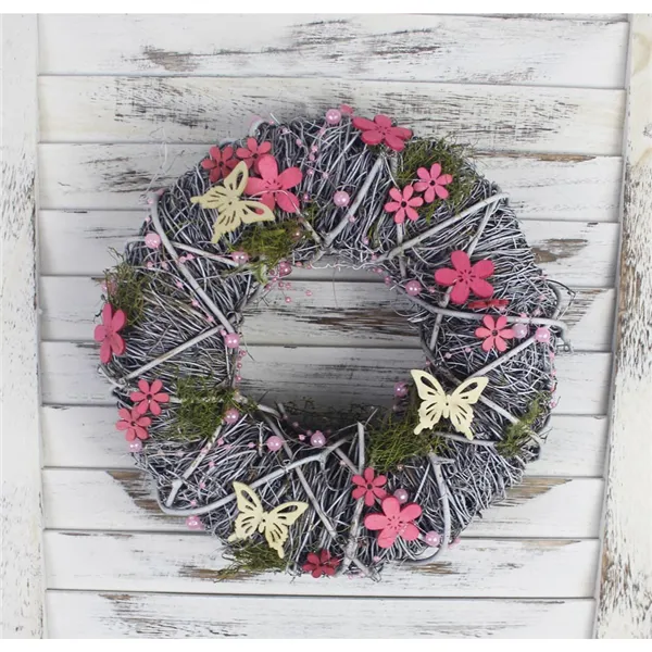 Wreath with decorations small P0576/1