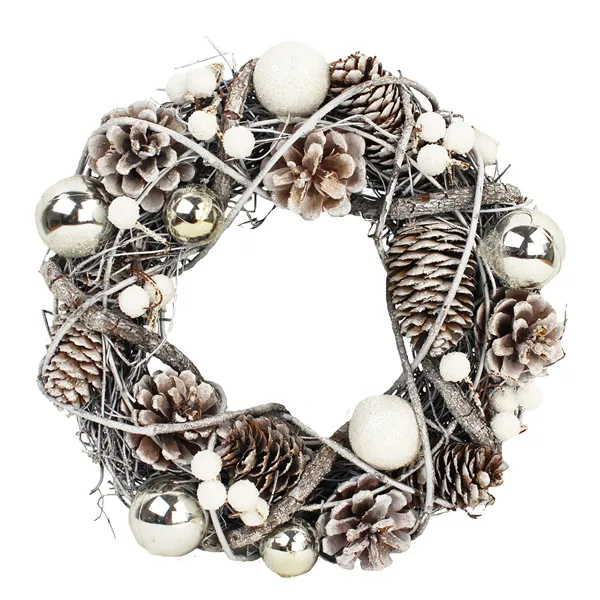 Wreath with decorations small P0588/1