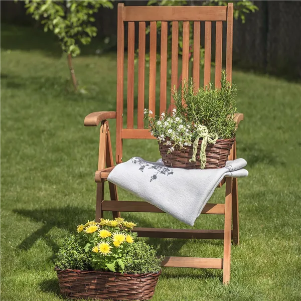 Flowerpot oval brown P0992/1