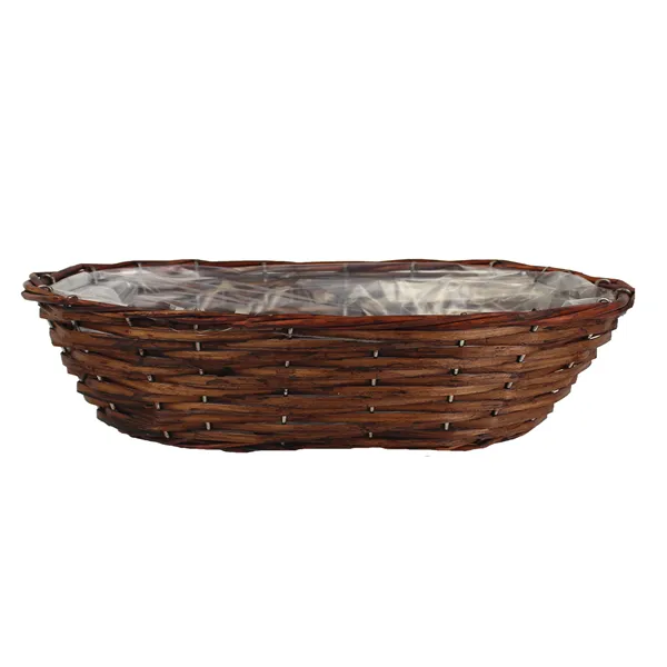 Flowerpot oval brown P0992/5