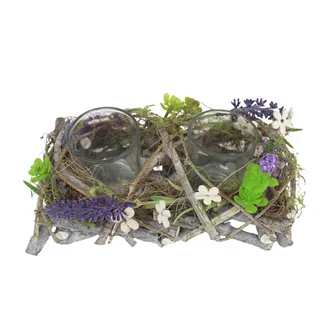 Decoration for 2 candles P1126