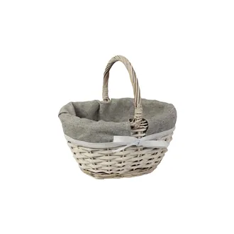 Basket  with fabric P1167/M