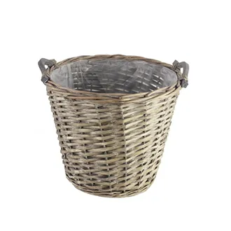 Wicker flower pot P1371/2