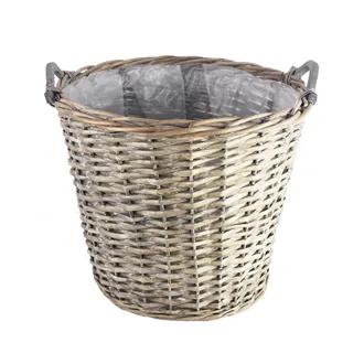 Wicker flower pot P1371/3