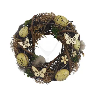 Decorative wreath with eggs P2001/1