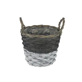 Plastic lined flower pot P2021/1