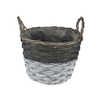 Plastic lined flower pot P2021/2