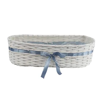 Basket planter with plastic lining P2268/3