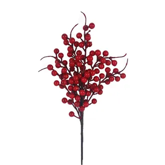 Decorative branch with berries P2355-08