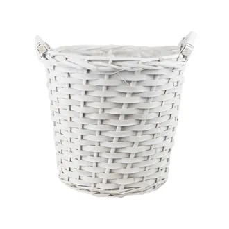 Flower planter basket with plastic lining P2403/5