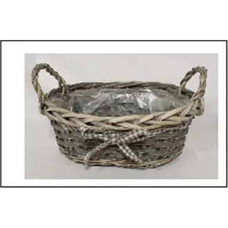 Basket with plastic lining P2504