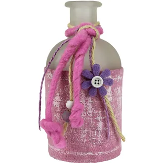 Vase decorated with cloth S0014