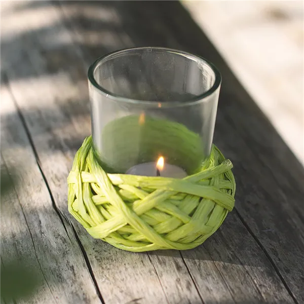 Candleholder decorative green S0018