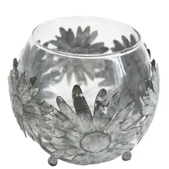 Candlestick with decoration small S0036/M