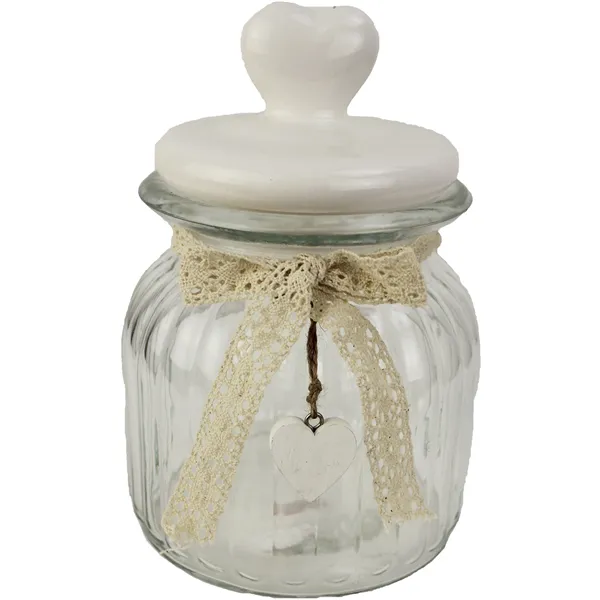 Glass jar 24cm S0056
