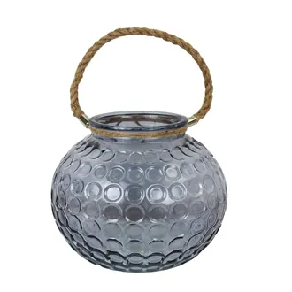 Glass decoration grey small S0072/M