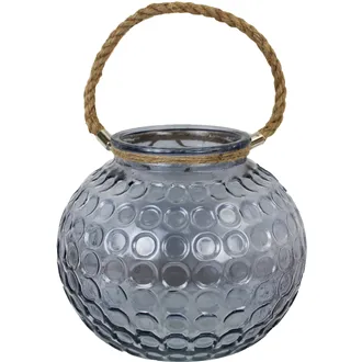 Glass decoration grey large S0072/V