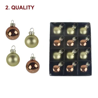 Christmas decoration, 12 pcs, 2. quality S0354-051